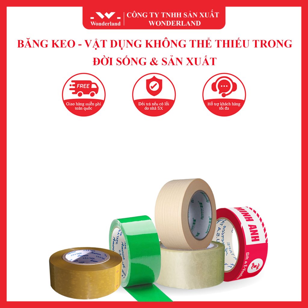 BĂNG KEO - VẬT DỤNG KHÔNG THỂ THIẾU TRONG ĐỜI SỐNG & SẢN XUẤT