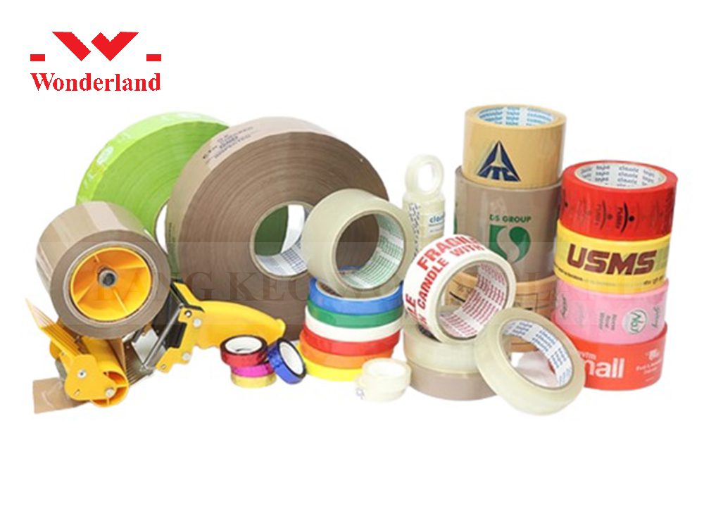 Đa dạng mẫu mã băng keo opp tại Wonderland