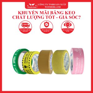 KHUYẾN MÃI BĂNG KEO CHẤT LƯỢNG TỐT GIÁ SỐC