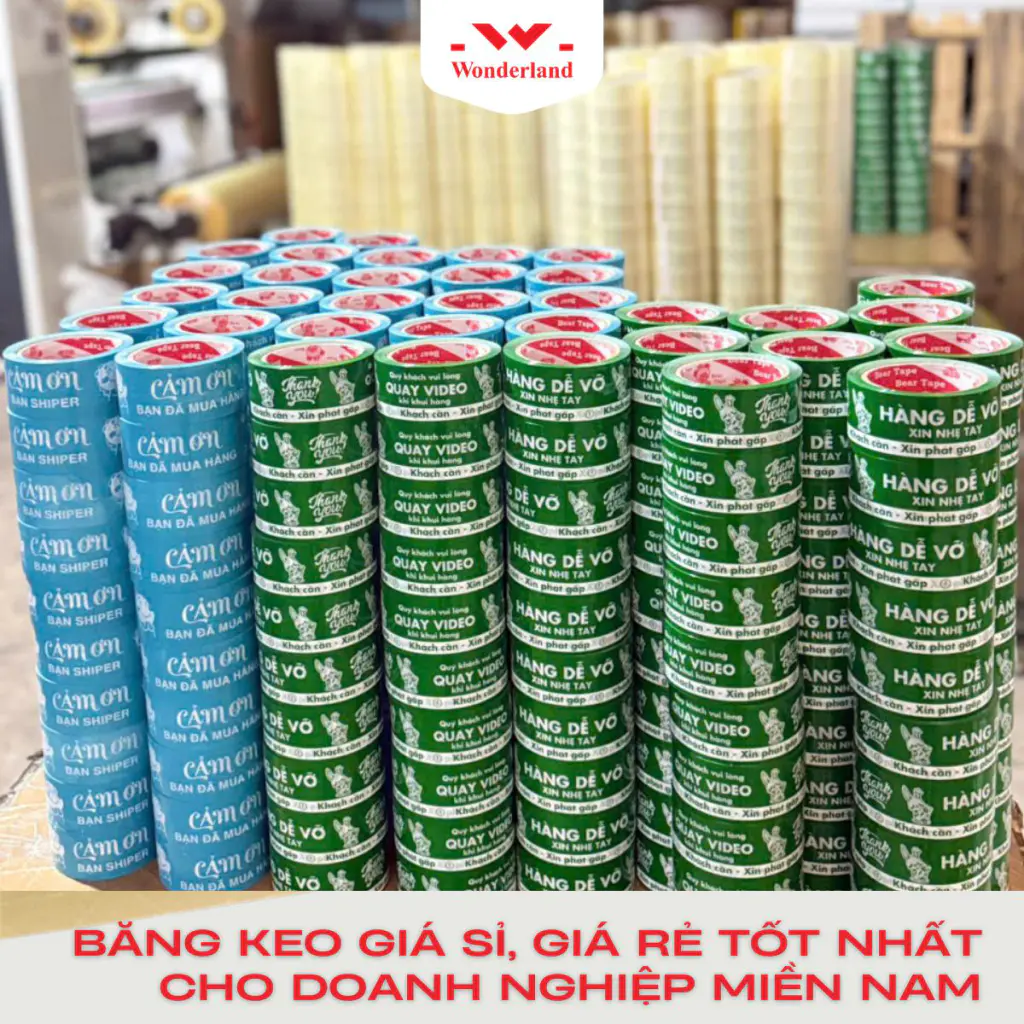Băng Keo Giá Sỉ, Giá Rẻ Tốt Nhất Cho Doanh Nghiệp Miền Nam