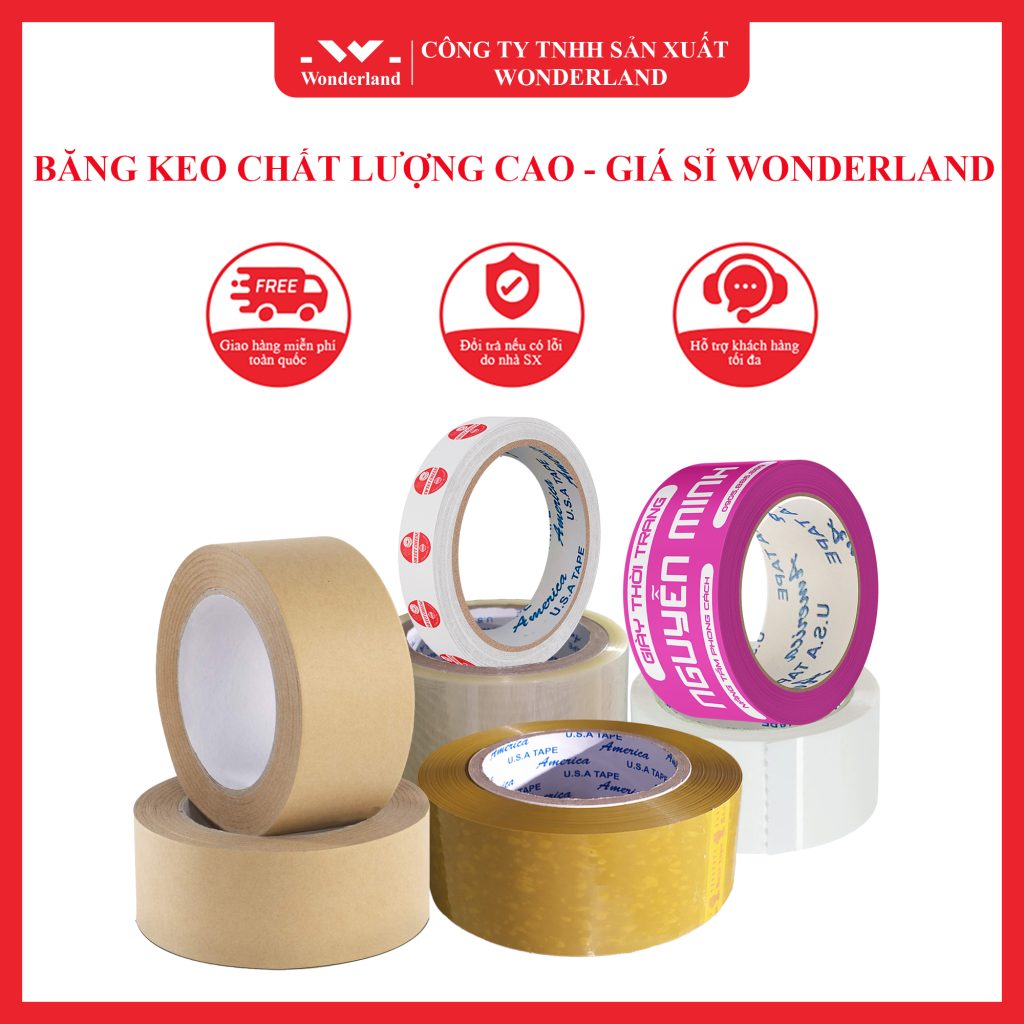 BĂNG KEO CHẤT LƯỢNG CAO - GIÁ SỈ WONDERLAND