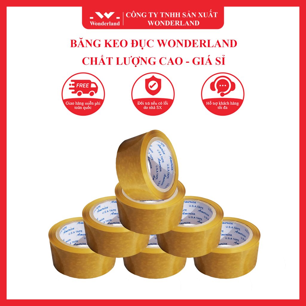 BĂNG KEO ĐỤC WONDERLAND - CHẤT LƯỢNG CAO, GIÁ SỈ