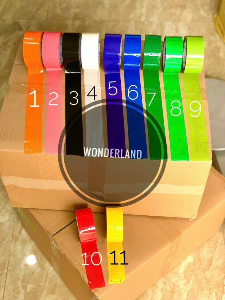 BĂNG KEO MÀU WONDERLAND - NHIỀU MÀU SẮC - GIÁ SỈ TỐT NHẤT
