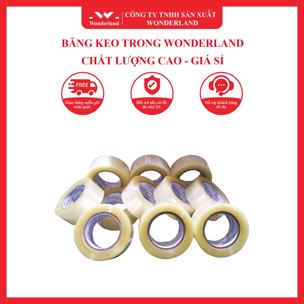 BĂNG KEO TRONG WONDERLAND - CHẤT LƯỢNG CAO, GIÁ SỈ