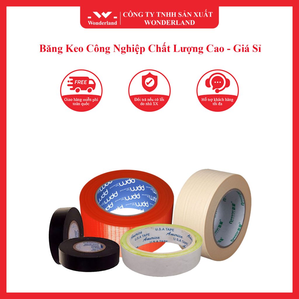 BĂNG KEO CÔNG NGHIỆP CHẤT LƯỢNG CAO - GIÁ SỈ