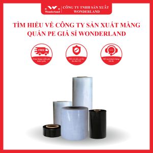 TÌM HIỂU VỀ CÔNG TY SẢN XUẤT MÀNG QUẤN PE GIÁ SỈ WONDERLAND