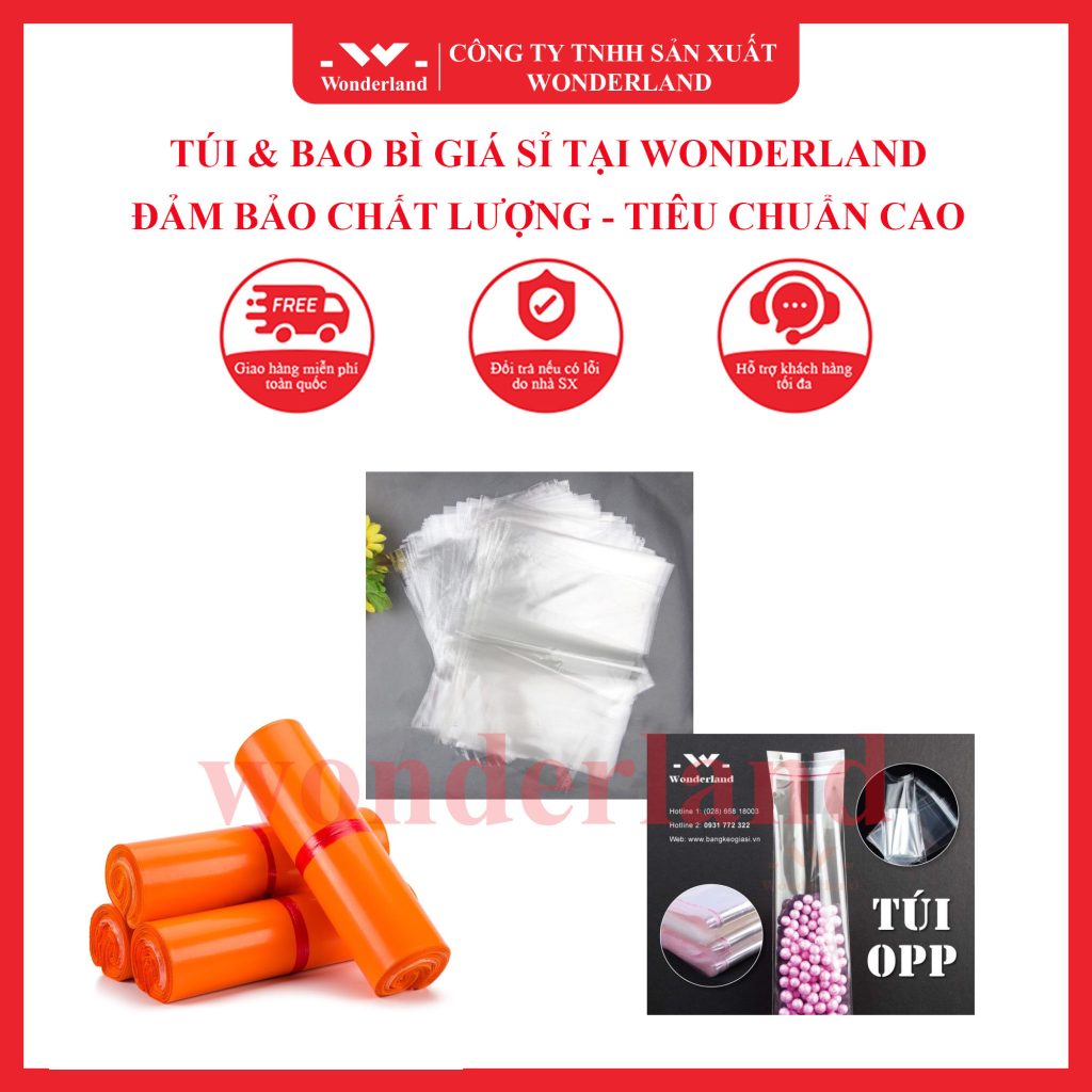 TÚI & BAO BÌ GIÁ SỈ TẠI WONDERLAND ĐẢM BẢO CHẤT LƯỢNG - TIÊU CHUẨN CAO