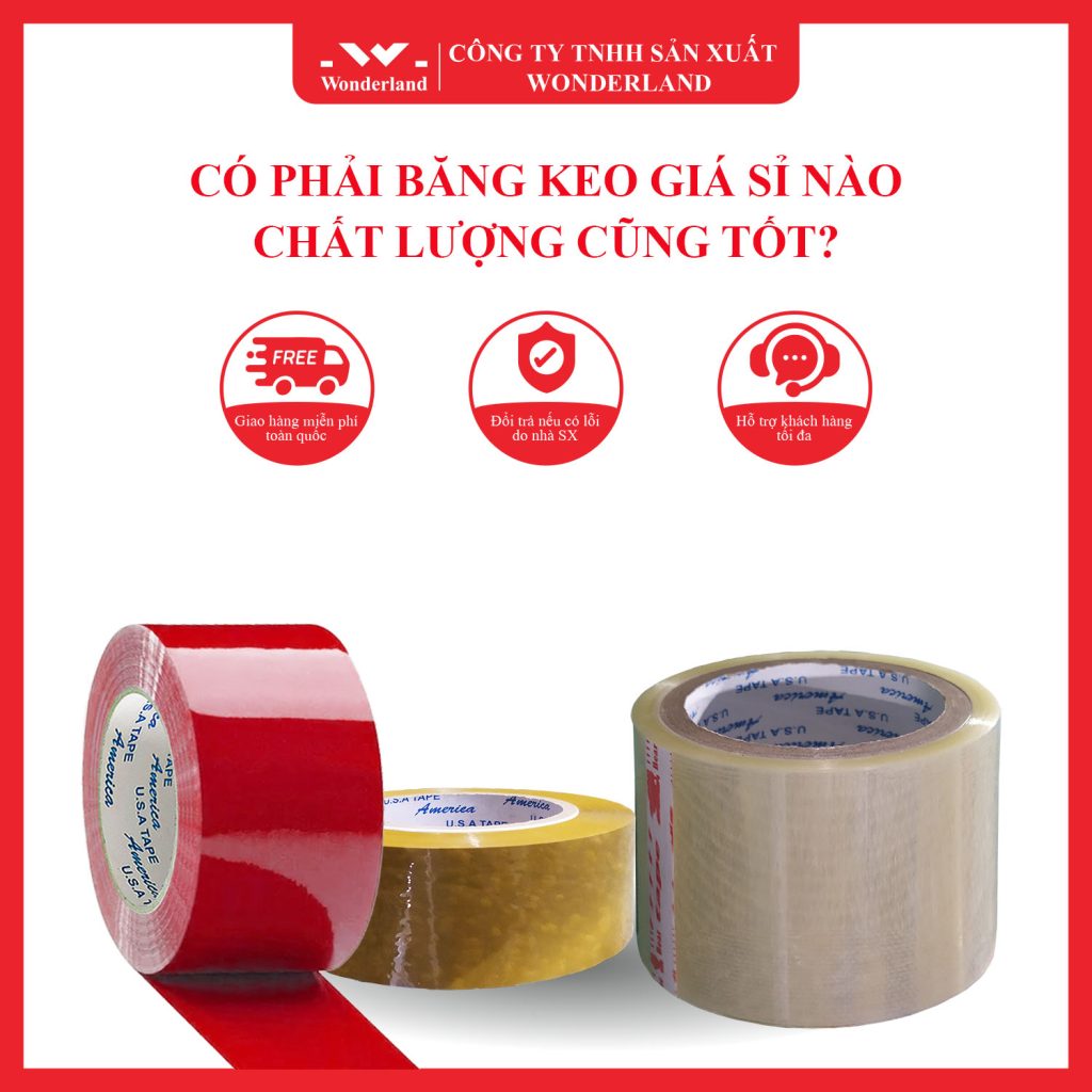 CÓ PHẢI BĂNG KEO GIÁ SỈ NÀO CHẤT LƯỢNG CŨNG TỐT
