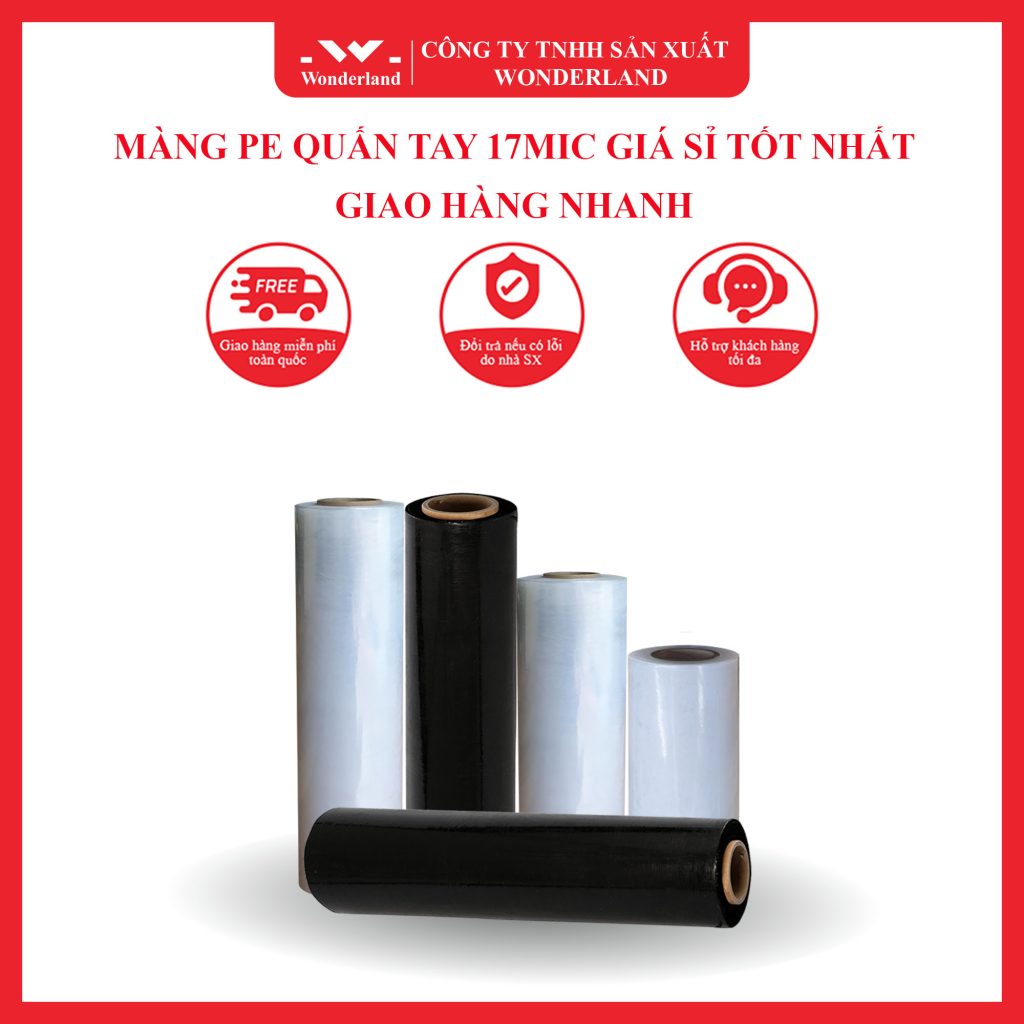 MÀNG PE QUẤN TAY 17MIC GIÁ SỈ TỐT NHẤT - GIAO HÀNG NHANH