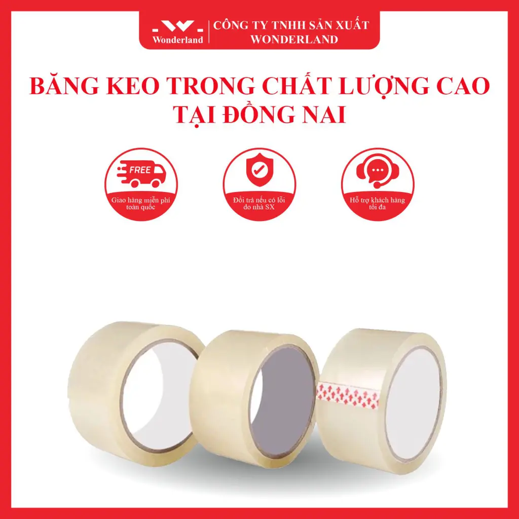 BĂNG KEO TRONG CHẤT LƯỢNG CAO TẠI ĐỒNG NAI