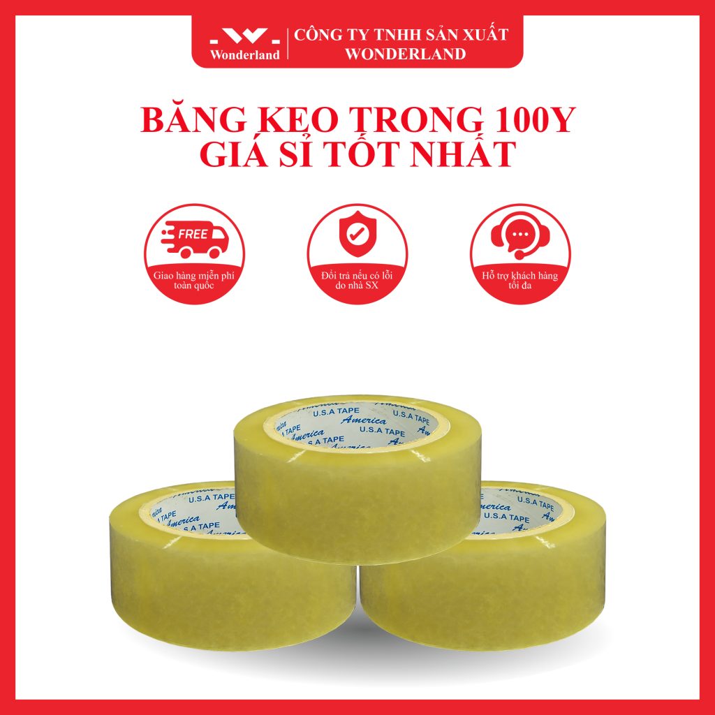 BĂNG KEO TRONG 100Y WONDERLAND ĐẢM BẢO CHẤT LƯỢNG