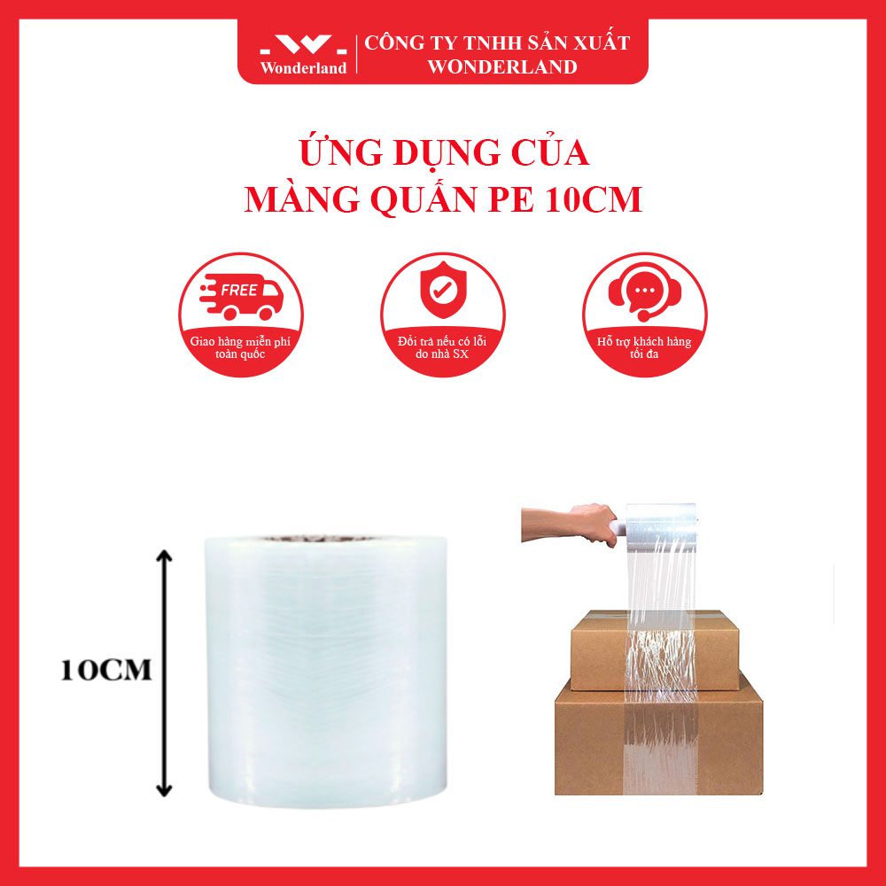 ỨNG DỤNG CỦA MÀNG QUẤN PE 10CM