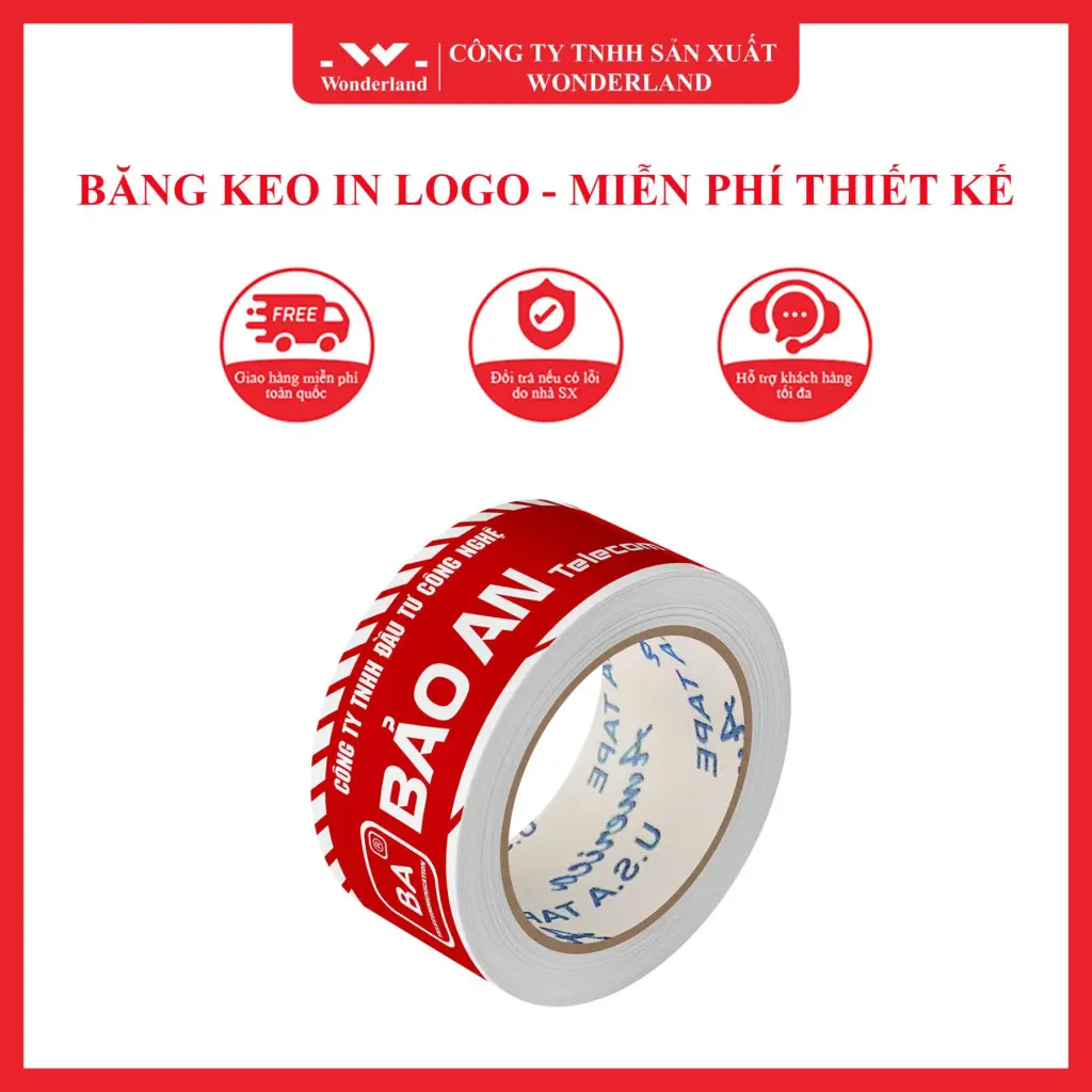 BĂNG KEO IN LOGO - GIẢI PHÁP QUẢNG BÁ THƯƠNG HIỆU HIỆU QUẢ