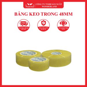 BĂNG KEO TRONG 48MM GỒM CÓ NHỮNG QUY CÁCH NÀO
