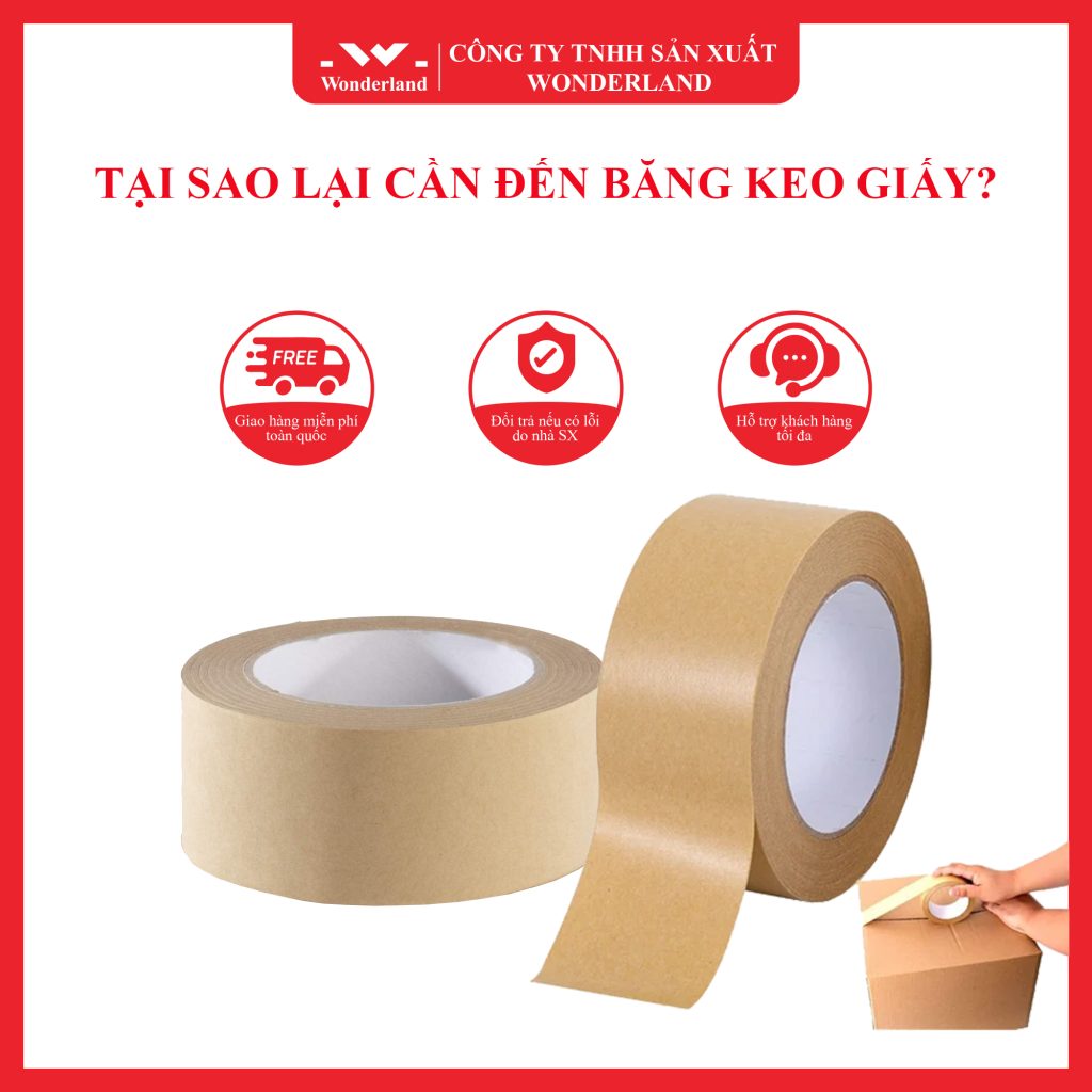 BĂNG KEO GIẤY GIÁ SỈ CHẤT LƯỢNG CAO WONDERLAND