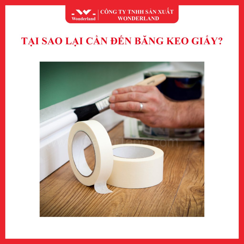 ỨNG DỤNG PHỔ BIẾN CỦA BĂNG KEO GIẤY