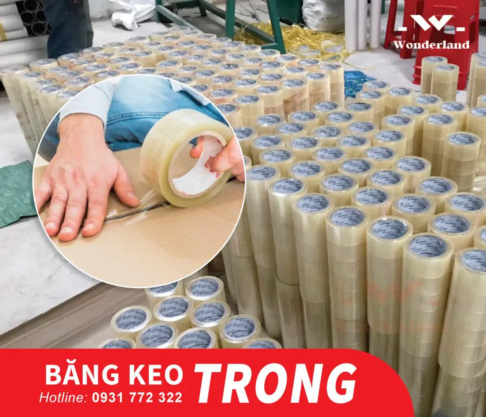 BĂNG KEO XUẤT KHẨU WONDERLAND - CHẤT LƯỢNG CAO, GIÁ RẺ