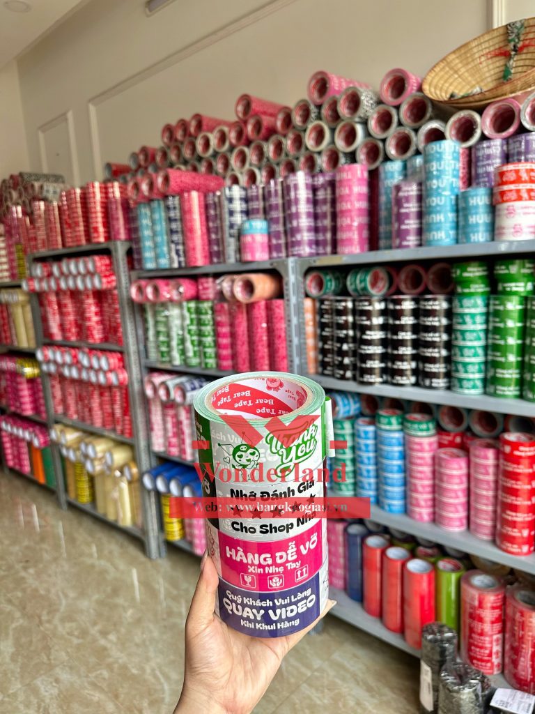 BĂNG KEO BOPP IN LOGO, THƯƠNG HIỆU GIÁ SỈ WONDERLAND