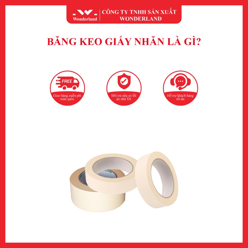 BĂNG KEO GIẤY NHĂN LÀ GÌ?