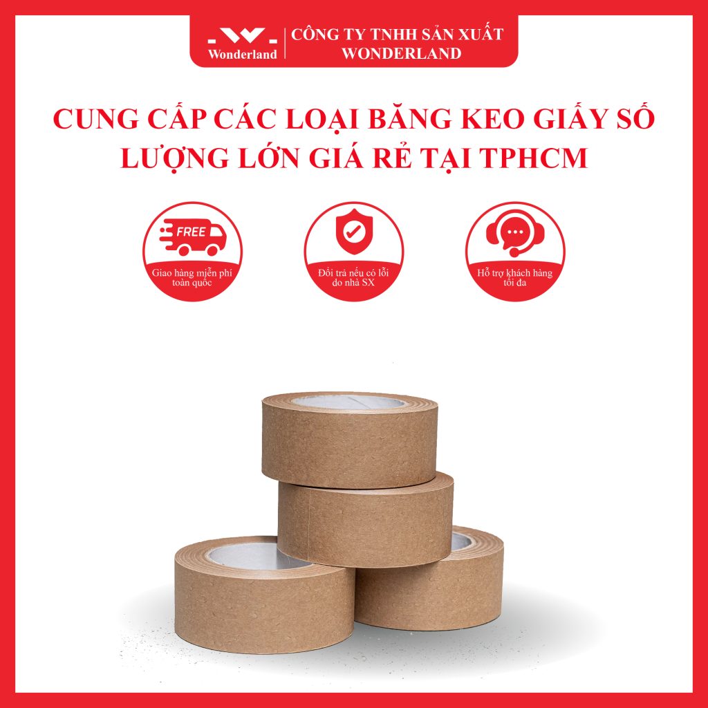 BĂNG KEO GIẤY SỐ LƯỢNG LỚN - GIÁ RẺ