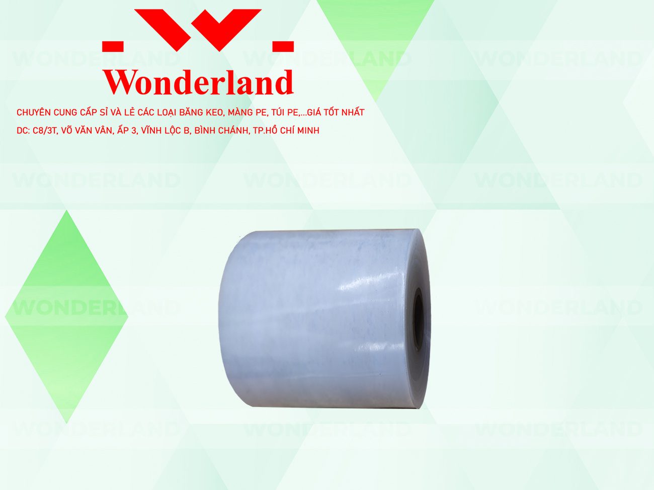 MÀNG PE TRẮNG 16.1KG LÕI 1.2KG GIÁ SỈ