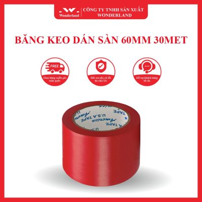 BĂNG KEO DÁN SÀN 60MM 30MET WONDERLAND
