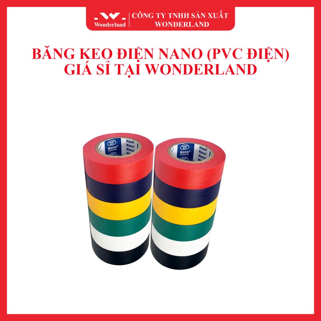 BĂNG KEO ĐIỆN NANO NHIỀU MÀU SẮC TẠI WONDERLAND