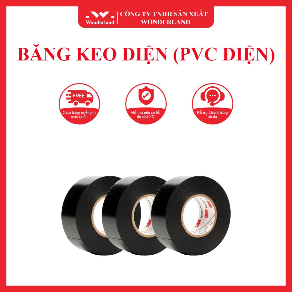 BĂNG KEO ĐIỆN NANO (PVC ĐIỆN) ĐA DỤNG TẠI WONDERLAND