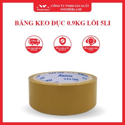 BĂNG KEO ĐỤC 0.9KG LÕI 5LI WONDERLAND