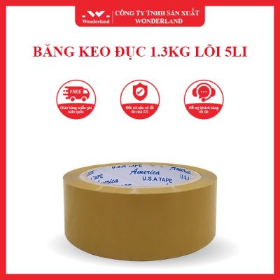 BĂNG KEO ĐỤC 1.3KG LÕI 5LI WONDERLAND