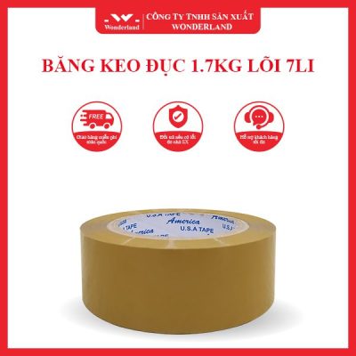 BĂNG KEO ĐỤC 1.7KG LÕI 7LI WONDERLAND
