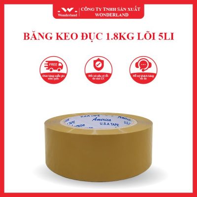 BĂNG KEO ĐỤC 1.8KG LÕI 5LI WONDERLAND