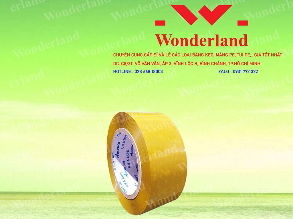 BĂNG KEO ĐỤC 1.8KG LÕI 7LI WONDERLAND CHẤT LƯỢNG NHẤT