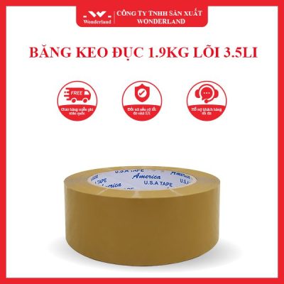 BĂNG KEO ĐỤC 1.9KG LÕI 3.5LI WONDERLAND