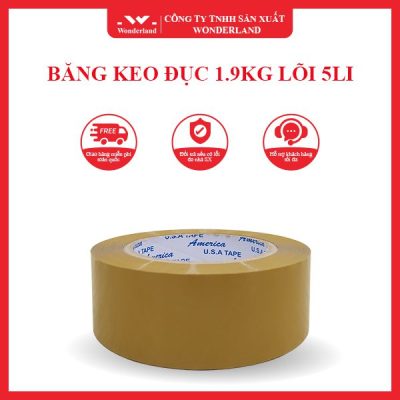 BĂNG KEO ĐỤC 1.9KG LÕI 5LI WONDERLAND