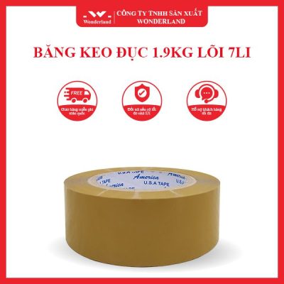 BĂNG KEO ĐỤC 1.9KG LÕI 7LI WONDERLAND