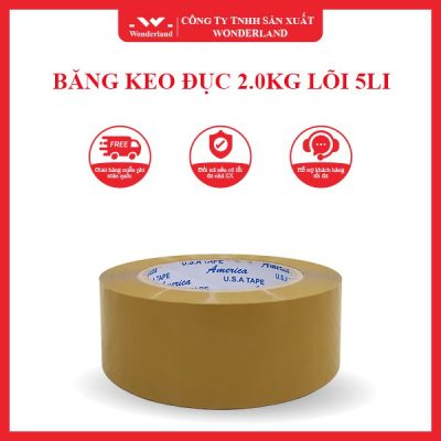 BĂNG KEO ĐỤC 2KG LÕI 5LI WONDERLAND
