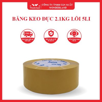 BĂNG KEO ĐỤC 2.1KG LÕI 5LI WONDERLAND