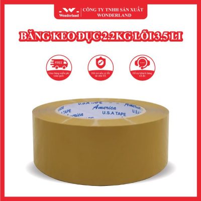 BĂNG KEO ĐỤC 2.2KG LÕI 3.5LI WONDERLAND