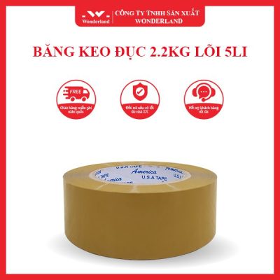 BĂNG KEO ĐỤC 2.2KG LÕI 5LI WONDERLAND