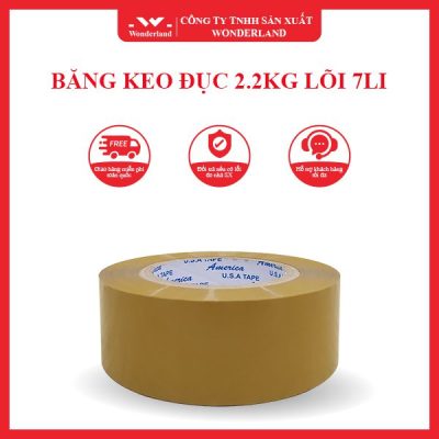 BĂNG KEO ĐỤC 2.2KG LÕI 7LI WONDERLAND