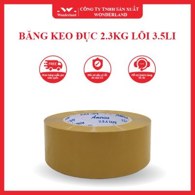 BĂNG KEO ĐỤC 2.3KG LÕI 3.5LI WONDERLAND