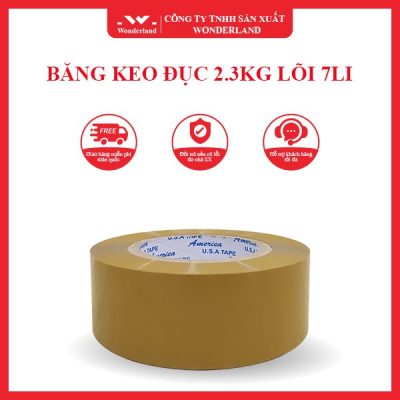 BĂNG KEO ĐỤC 2.3KG LÕI 7LI WONDERLAND