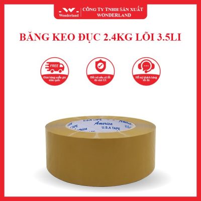 BĂNG KEO ĐỤC 2.4KG LÕI 3.5LI WONDERLAND