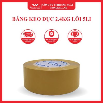 BĂNG KEO ĐỤC 2.4KG LÕI 5LI WONDERLAND