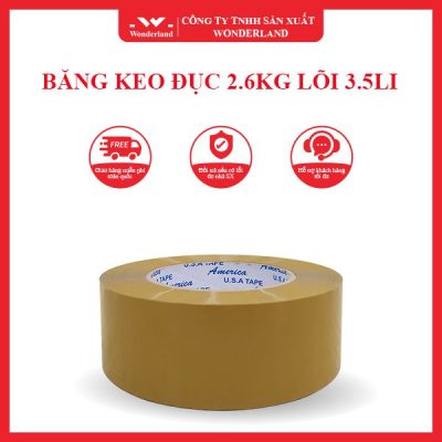 BĂNG KEO ĐỤC 2.6KG LÕI 3.5LI WONDERLAND
