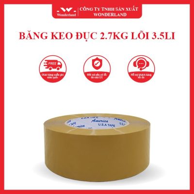 BĂNG KEO ĐỤC 2.7KG LÕI 3.5LI WONDERLAND