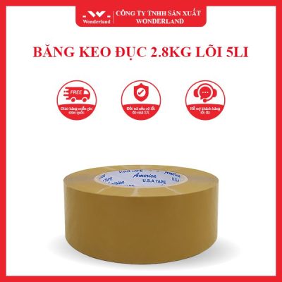 BĂNG KEO ĐỤC 2.8KG LÕI 5LI WONDERLAND