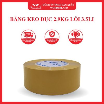 BĂNG KEO ĐỤC 2.9KG LÕI 3.5LI WONDERLAND