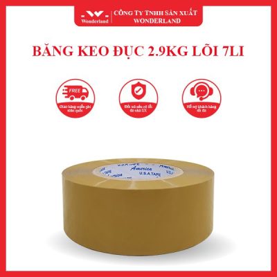 BĂNG KEO ĐỤC 2.9KG LÕI 7LI WONDERLAND